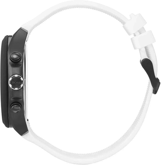 Hugo Boss 1513718 Velocity Black Dial Silicone Quartz Men's Watch