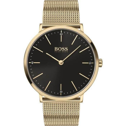 Hugo Boss Plated Stainless Steel Chain For Him Gold IP Men's Necklace