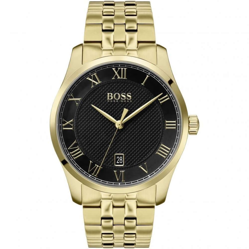 Hugo Boss Plated Stainless Steel Chain For Him Gold IP Men's Necklace