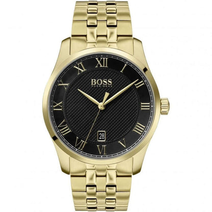 Hugo Boss Plated Stainless Steel Chain For Him Gold IP Men's Necklace
