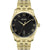 Hugo Boss 1513739 Master Black Dial Gold Bracelet Quartz Men's Watch