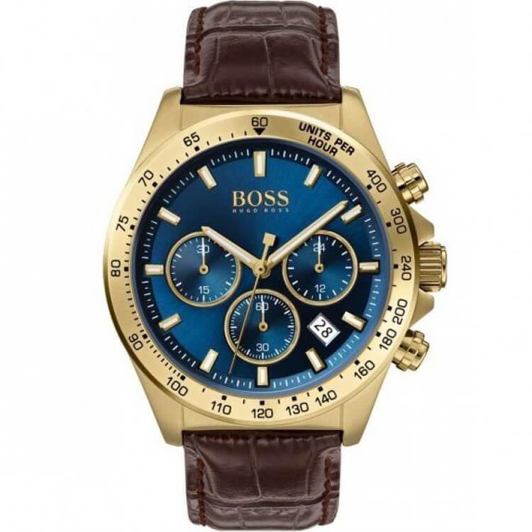 Hugo Boss Plated Stainless Steel Chain For Him Gold IP Men's Necklace