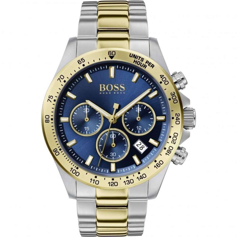Hugo Boss Plated Stainless Steel Chain For Him Gold IP Men's Necklace