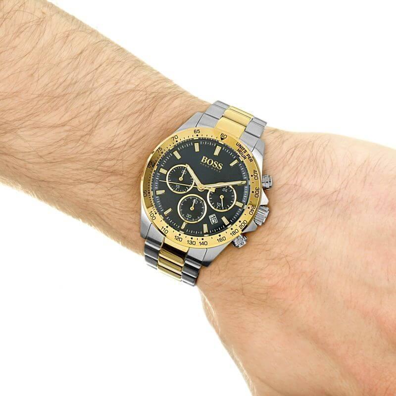 Hugo Boss 1513767 Hero Sport Quartz Men's Watch - Silver/Gold