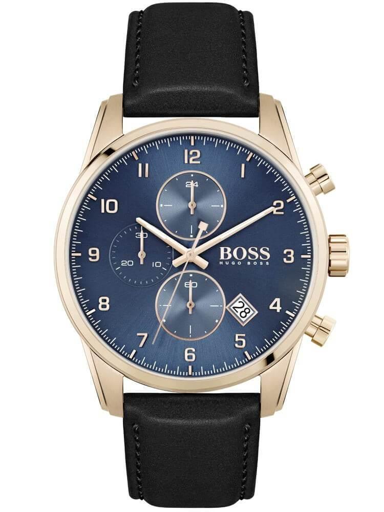 Hugo Boss Plated Stainless Steel Chain For Him Gold IP Men's Necklace