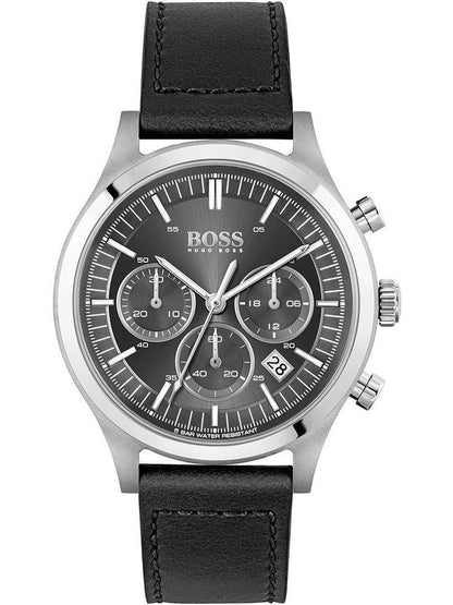 Hugo Boss Jewellery Brown Leather Men's bracelet 1580497M