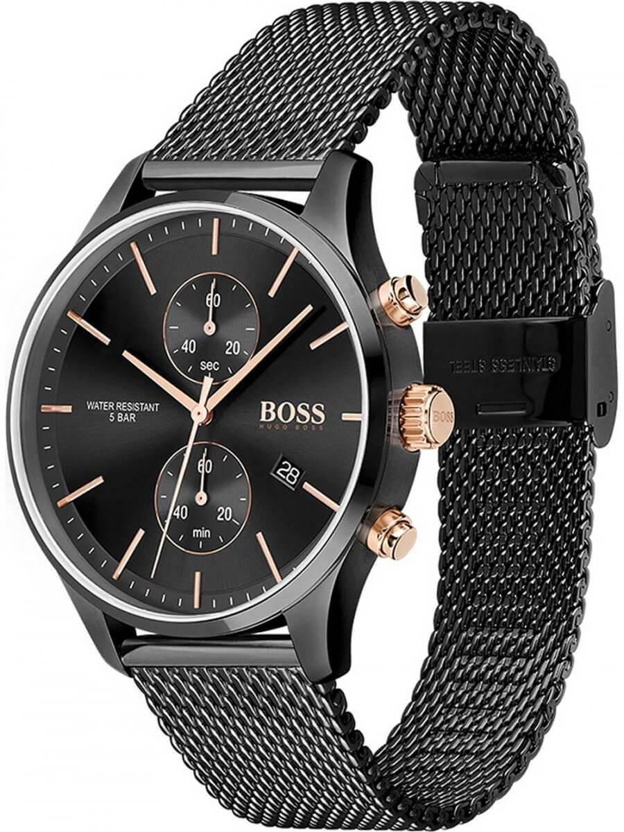 Hugo Boss 1513811 Associate Analog Black Dial Quartz Men's Watch