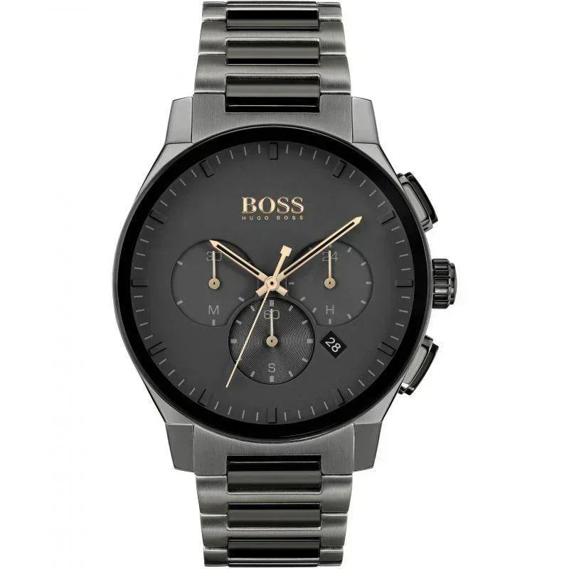 Hugo Boss Jewellery Brown Leather Men's bracelet 1580497M