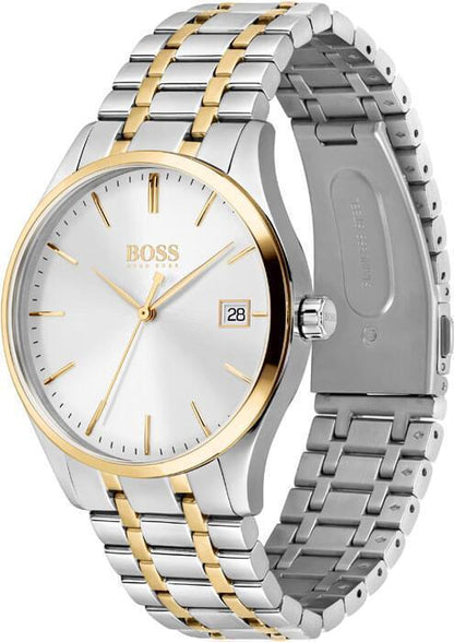 Hugo Boss 1513835 Commissioner Two-Tone Stainless Steel Quartz Men's Watch