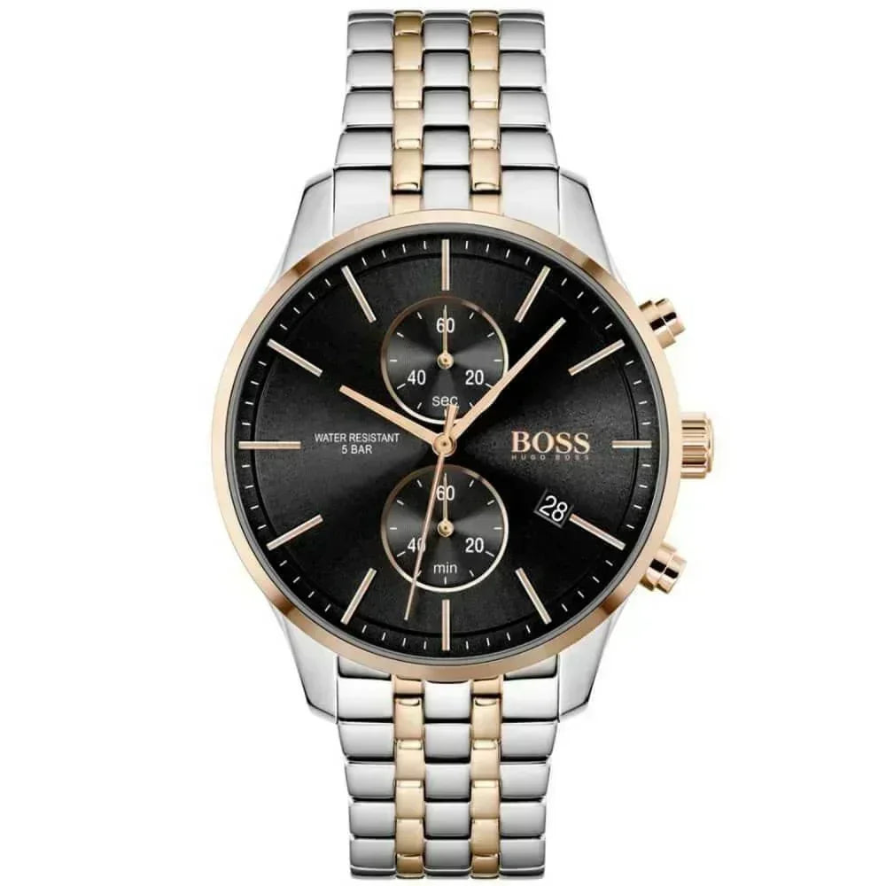Hugo Boss Plated Stainless Steel Chain For Him Gold IP Men's Necklace