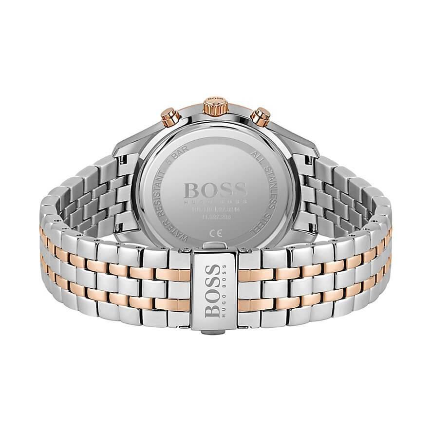 Hugo Boss 1513840 Associate Two Tone Stainless Steel Quartz Men s Chro Obsessions Jewellery