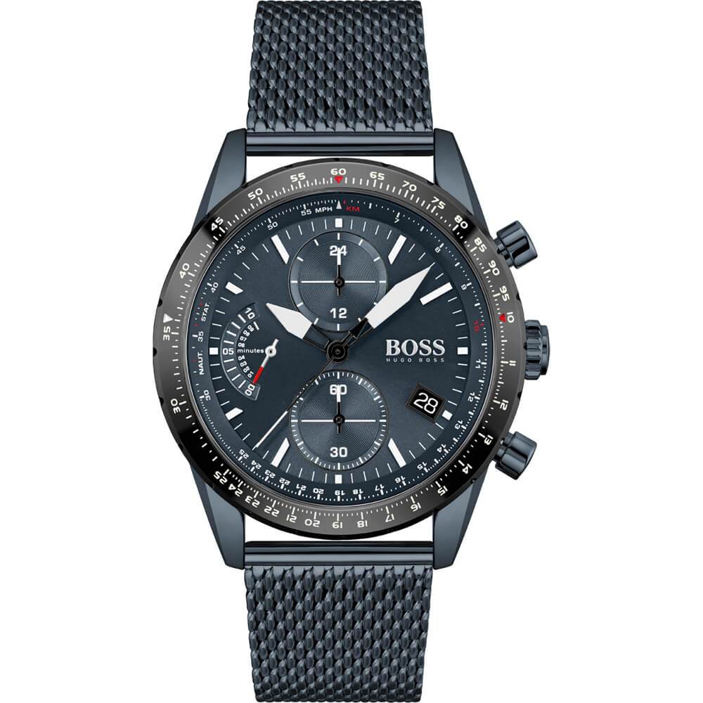 Hugo Boss 1513887 Pilot Edition Quartz Men s Watch Obsessions