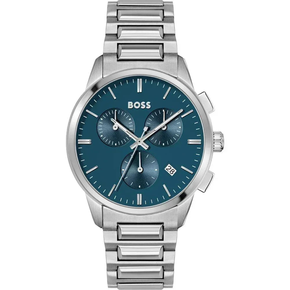Hugo Boss Jewellery Brown Leather Men's bracelet 1580497M