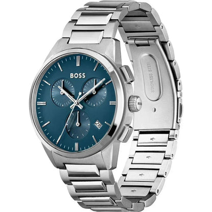 Hugo Boss Dapper Blue Dial chronograph Men's Watch 1513927