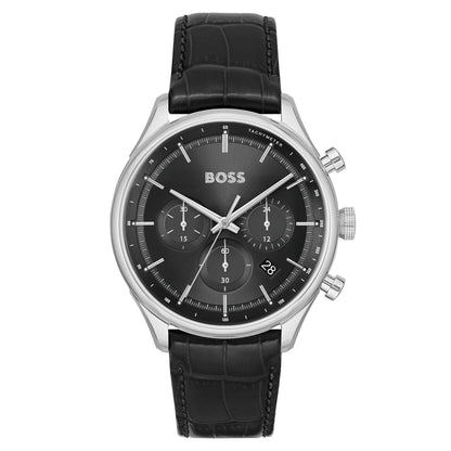 Hugo Boss Jewellery Brown Leather Men's bracelet 1580497M
