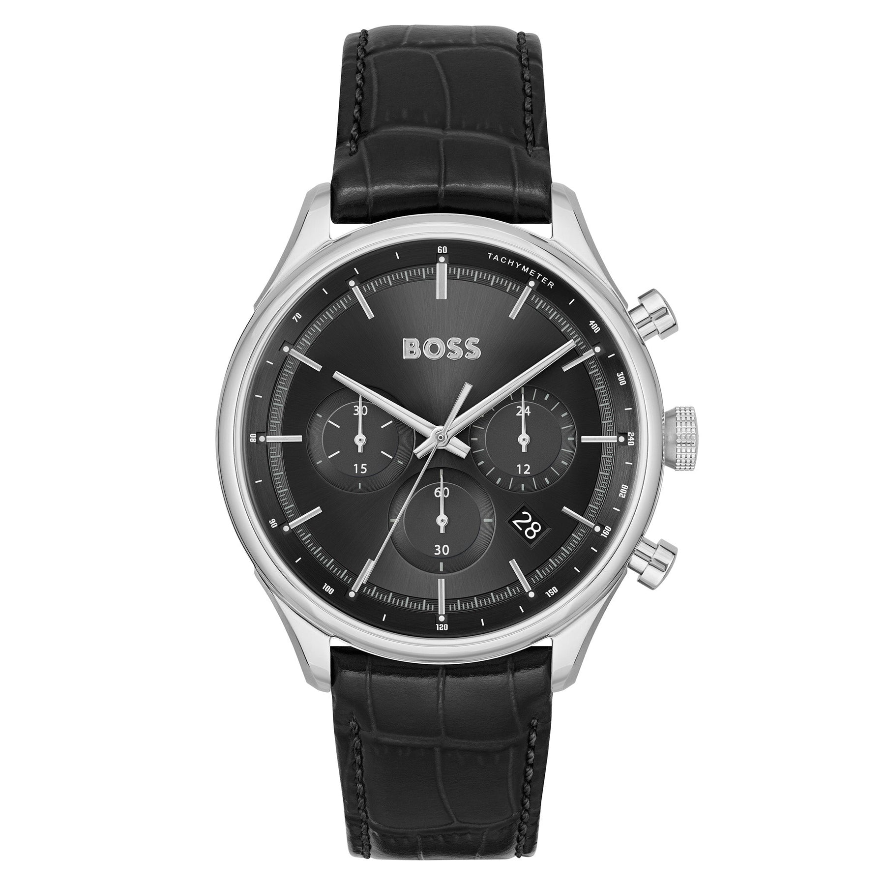 Hugo Boss Jewellery Brown Leather Men's bracelet 1580497M