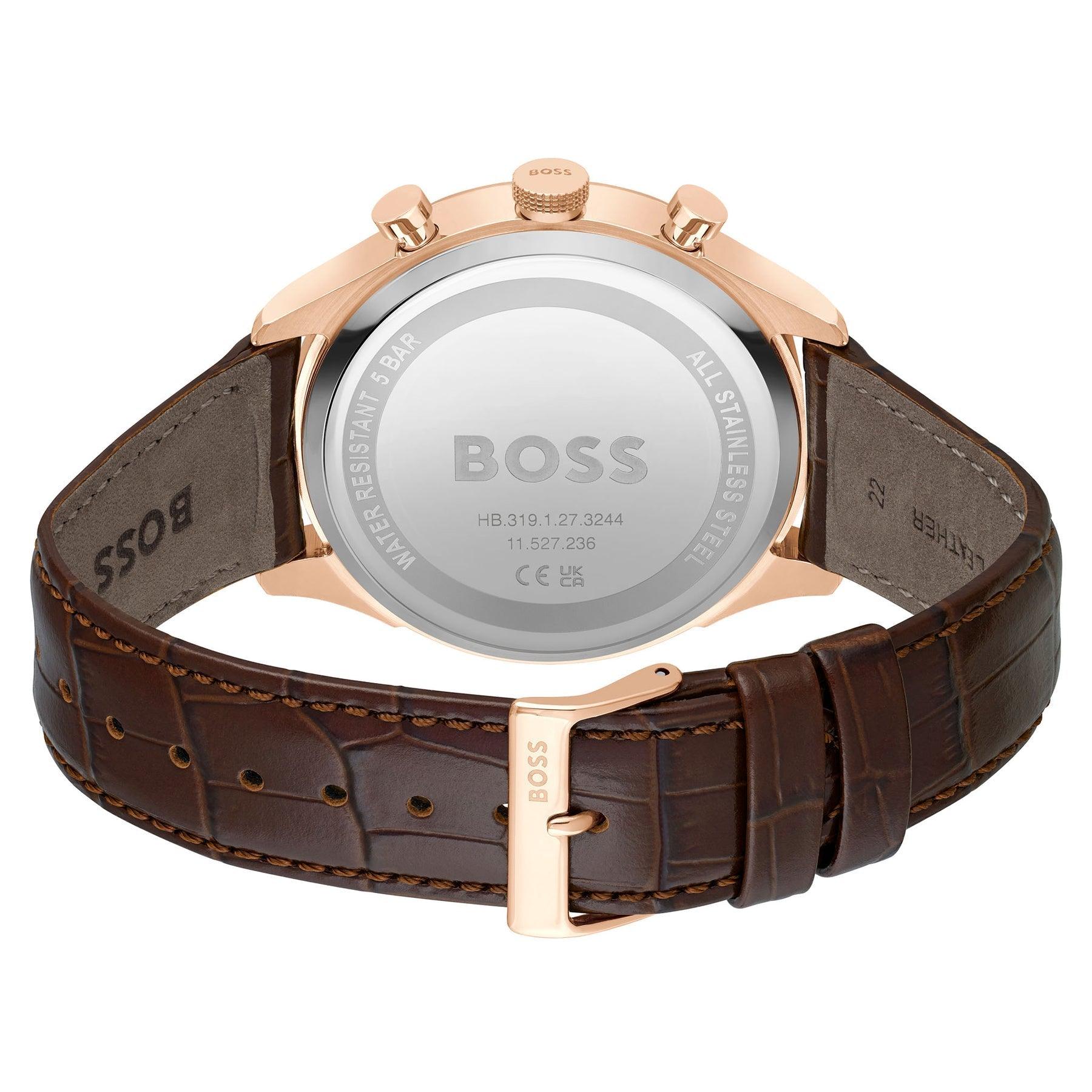 Boss rose 2024 gold watch