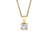 Canadian Diamond 0.20ct Solitaire Pendant in Four Claw Setting Set in 14K Yellow Gold