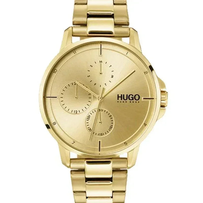 Hugo Boss Plated Stainless Steel Chain For Him Gold IP Men's Necklace