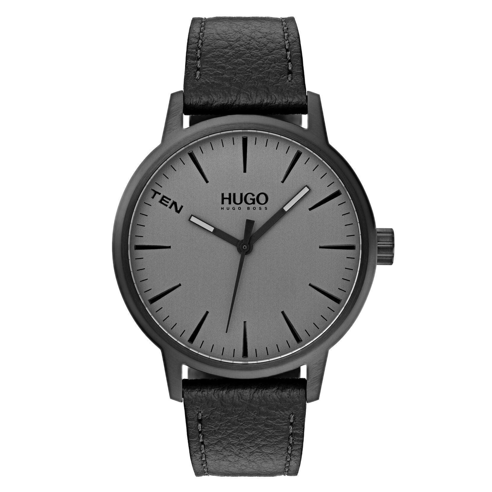 Hugo Boss Jewellery Brown Leather Men's bracelet 1580497M