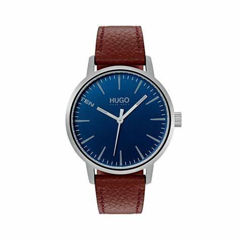 Hugo Boss Jewellery Brown Leather Men's bracelet 1580497M