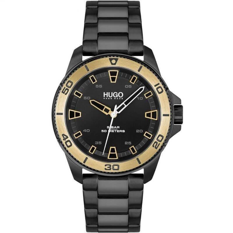 Hugo Boss Plated Stainless Steel Chain For Him Gold IP Men's Necklace