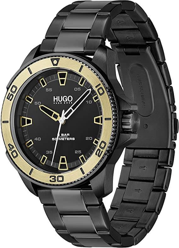 Hugo Boss 1530225 Streetdiver Black Dial Quartz Men&#39;s Watch