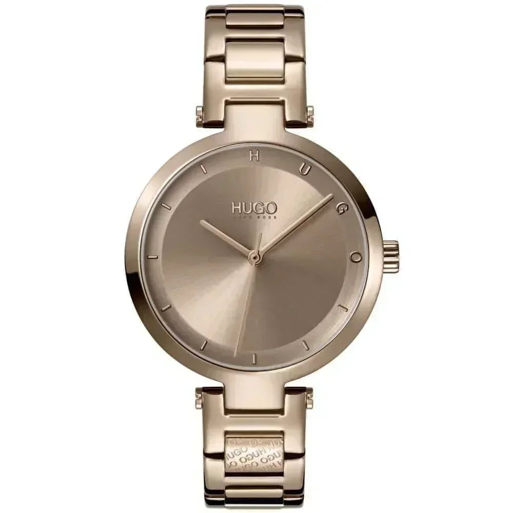 Hugo Boss Plated Stainless Steel Chain For Him Gold IP Men's Necklace