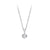 Canadian Diamond 0.20ct Solitaire Pendant in Tension Set in 14K White Gold