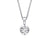 Canadian Diamond 0.30ct Solitaire Pendant in Tension Set in 14K White Gold