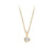 Canadian Diamond 0.10ct Solitaire Pendant in Tension Set in 14K Yellow Gold