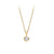 Canadian Diamond 0.15ct Solitaire Pendant in Tension Set in 14K Yellow Gold