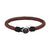 Hugo Boss Jewellery Thad Classic Men's Brown Leather Bracelet 1580467S