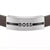 Hugo Boss Jewellery Men's Stainless Steel Brown Leather Bracelet 1580496M