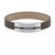 Hugo Boss Jewellery Men's Stainless Steel Brown Leather Bracelet 1580496M