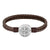 Hugo Boss Jewellery Brown Leather Men's bracelet 1580497M