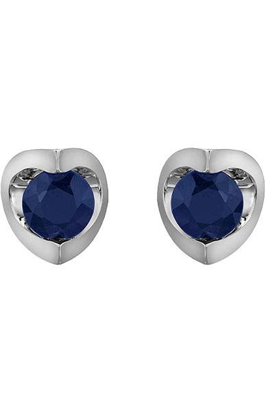 10KW 4mm Sapphire Earring 20018