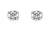 10K White Gold 0.06TDWW Diamond Earrings