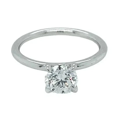 14K White Gold 1.10ct Round Lab Grown Diamond Engagement Ring