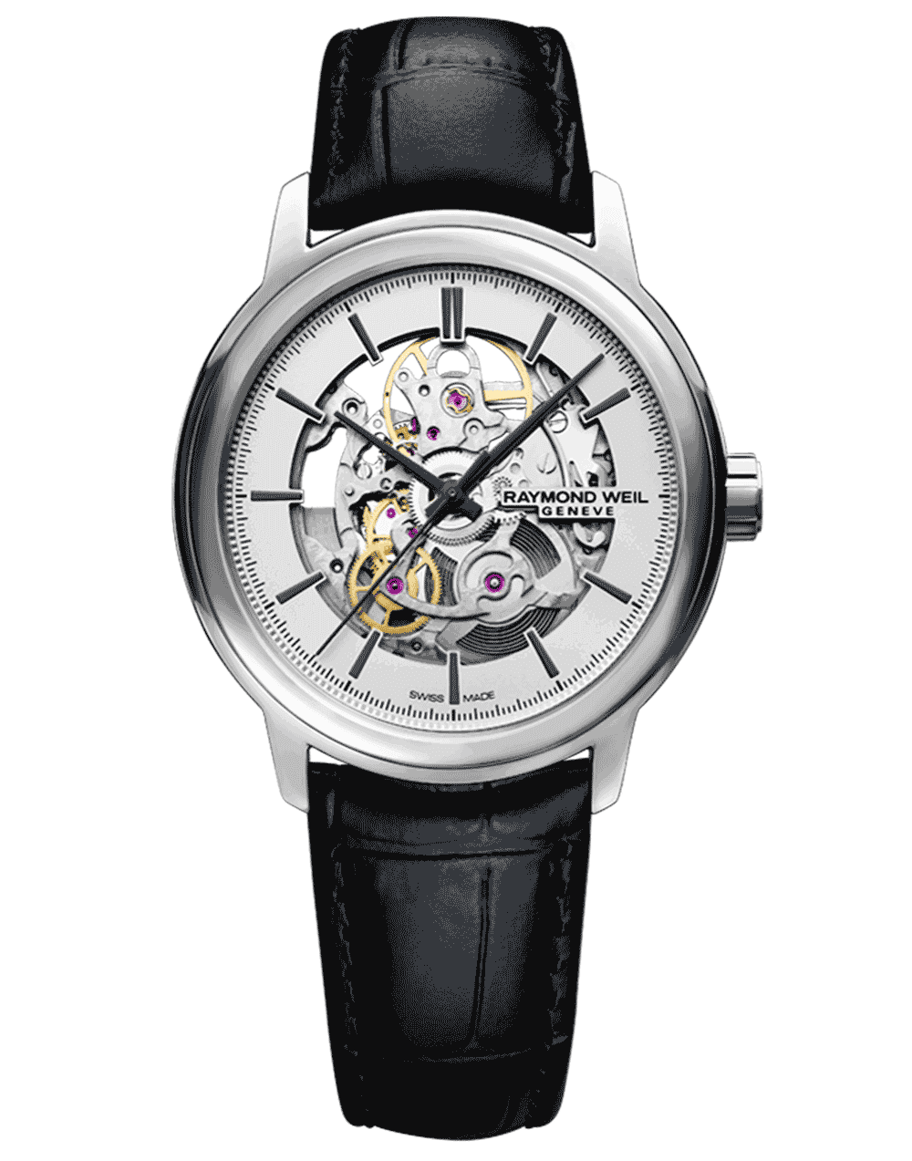 Raymond Weil Maestro Skeleton Automatic Men's Watch 2215-STC-65001