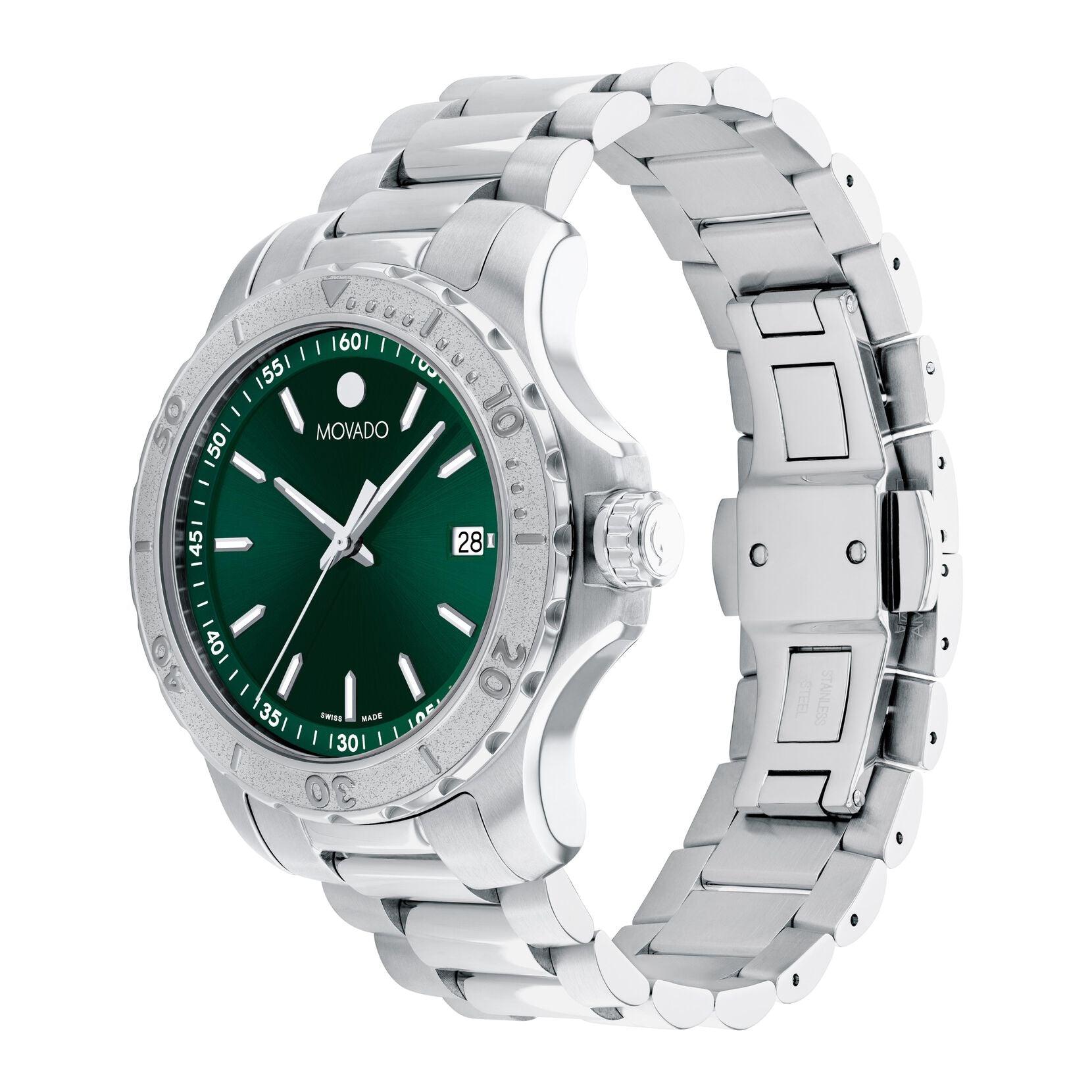 Movado 800 green online dial