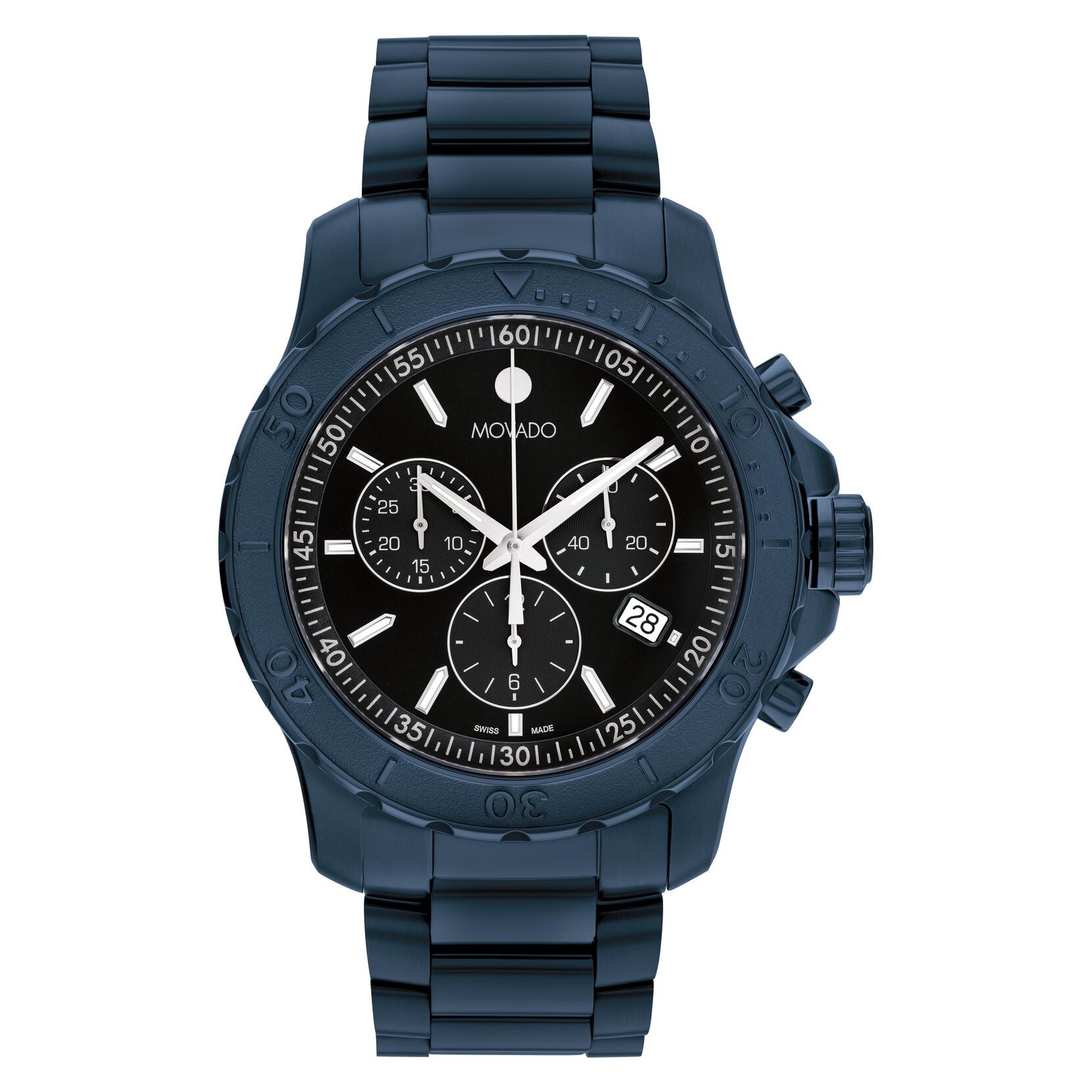 Movado series 800 discount blue