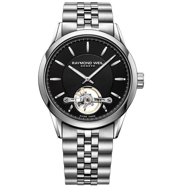 Raymond Weil Freelancer Black Dial Automatic Men's Watch 2780-ST-20001