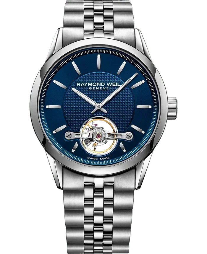 Raymond Weil 2780-ST-50001 Freelancer Calibre RW1212 Men's Automatic Blue Steel Watch