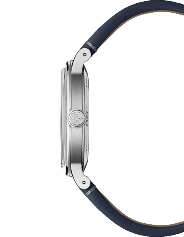 Raymond Weil Millesime Men’s Automatic Blue Leather Strap Watch 2925-stc-50001