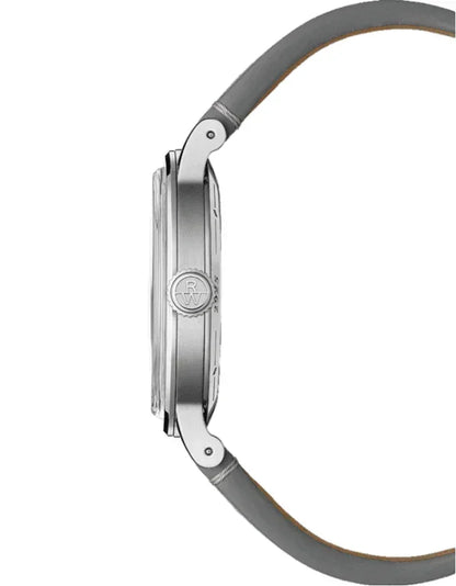 Raymond Weil Millesime Men’s Automatic Grey Leather Strap Watch 2925-stc-80001