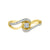 0.17TDW Diamond Ring in 10k Yellow Gold