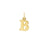 10 Karat Yellow Gold Initial Letter B Pendant