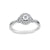 10K White Gold 0.43TDW Canadian Diamond Engagement Ring