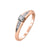 10K Rose Gold 0.14TDW Diamond Promise Ring